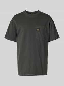 Superdry T-shirt met labeldetail