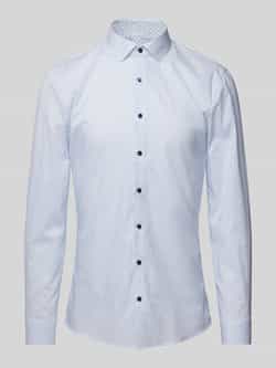 OLYMP No. Six Super slim fit zakelijk overhemd met kentkraag