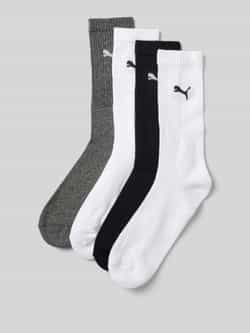 Puma Sokken met labeldetail in een set van 4 paar