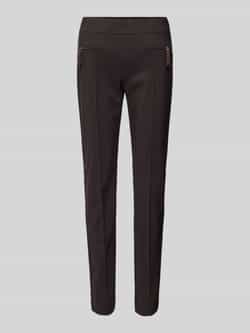 RAFFAELLO ROSSI Slim fit stoffen broek met ritszakken model 'Otti'