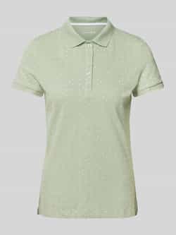 Christian Berg Woman Regular fit poloshirt met structuurmotief