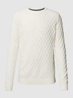 Lindbergh Gebreide pullover met structuurmotief