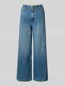 Pepe Jeans Wide leg jeans van katoenmix model 'JAIMY'