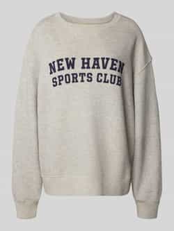Gant Oversized sweatshirt van puur katoen met statementprint