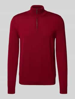 JOOP! COLLECTION Gebreide pullover van scheerwol met schipperskraag model 'Dario'