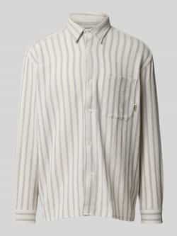 WOODBIRD Regular fit vrijetijdsoverhemd met borstzak model 'Buzo Weeve'