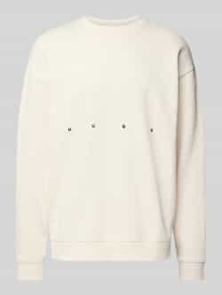 HUGO Sweatshirt met labelstitching model 'Dutap'