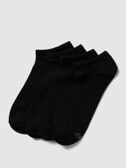 s.Oliver RED LABEL Sneakersokken met stretch in een set van 4 stuks