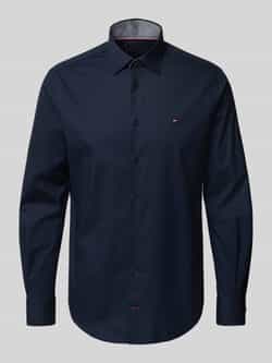 Tommy Hilfiger Regular fit zakelijk overhemd van puur katoen
