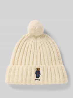 Polo Ralph Lauren Beanie van katoenmix in gebreide look