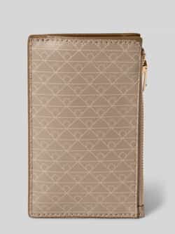 CK Calvin Klein Portemonnee van echt leer model 'Emblem'