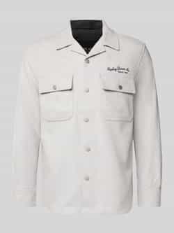 Replay Regular fit overhemdjack met lanawol