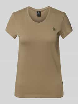 G-Star Raw T-shirt met labelstitching model 'Eyben'