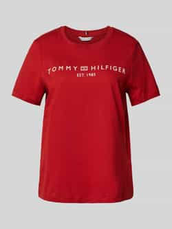 Tommy Hilfiger T-shirt REG CORP LOGO C-NK SS met een logo-opschrift