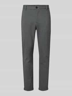 lindbergh Korte stoffen broek met Franse steekzakken