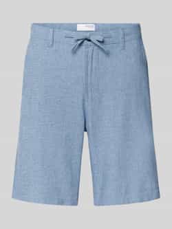 Selected Homme Korte regular fit broek met achterzakken