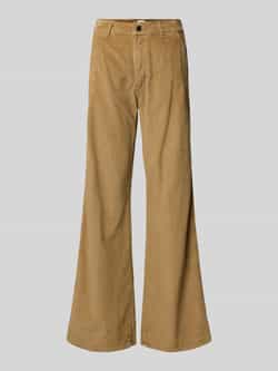 BRAX Flared corduroy broek met Franse steekzakken model 'MAINE'