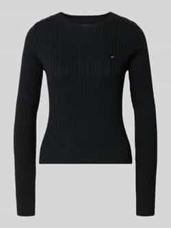 Tommy Jeans Regular fit gebreide pullover van zuiver katoen
