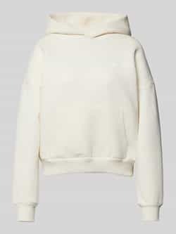 Review Hoodie met extra brede schouders en kangoeroezak