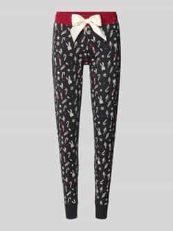 SKINY Pyjamabroek in all-over look met strik