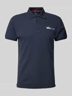 Alpha industries Regular fit poloshirt met labelprint