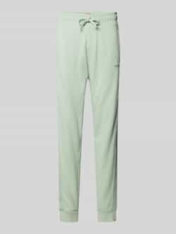 HUGO Regular fit sweatpants met labelstitching
