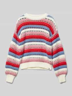 Garcia Gebreide pullover met ronde hals