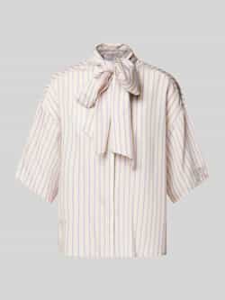 Selected Femme Regular fit blouseshirt met en strikdetail model 'LANA JUNO'