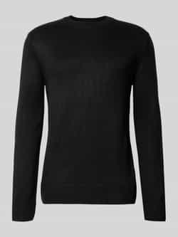 Tom Tailor Denim Regular fit gebreide pullover van ribtricot
