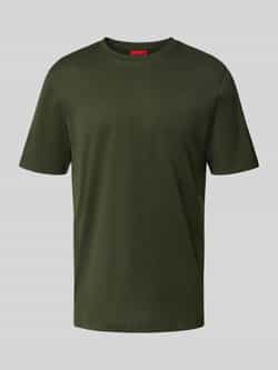 HUGO Slim fit T-shirt van puur katoen model 'DIMERSTEE'