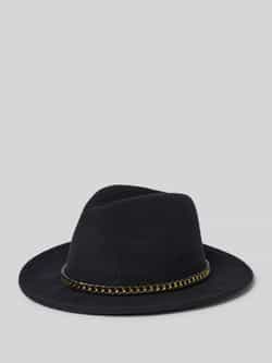 Loevenich Wollen hoed met applicatie model 'Fedora'