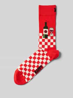 Happy Socks Sokken met labelprint model 'PUPPY'