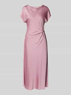 V by Vera Mont Cocktailjurk met knoopdetail