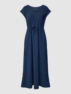 RAFFAELLO ROSSI Midi-jurk met V-hals model 'KLARA'