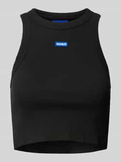 OTTO HUGO Blue Tanktop Baby Tank Cropped-Form