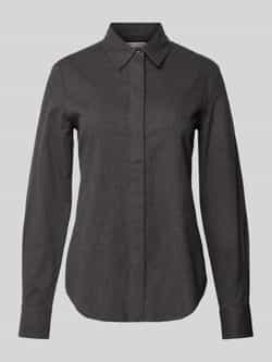 Marc O'Polo Shaped fit blouse met lange mouwen van zacht katoenflanel