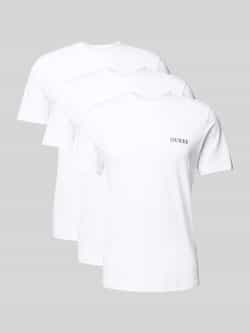 Guess Activewear T-shirt met labelprint in een set van 3 stuks