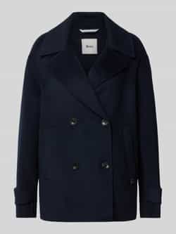 BRAX Regular fit wollen jack met reverskraag model 'Oxford'