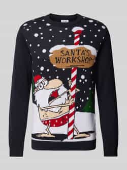 Only & Sons Kersttrui met ronde hals model 'XMAS'