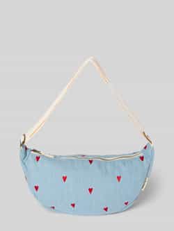 STUDIO NOOS Handtas met stitchings model 'Denim Hearts'