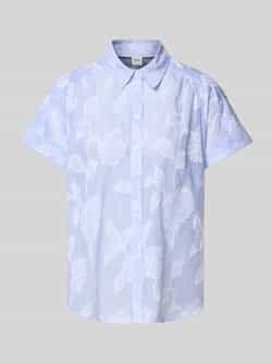 BRAX Blouse met kentkraag model 'VIV'