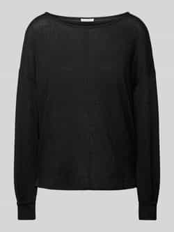 Tom Tailor Loose fit shirt met lange mouwen van viscosemix met glittereffect