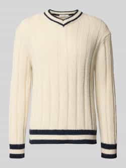Selected Homme Relaxed fit gebreide pullover met wol model 'ROY'
