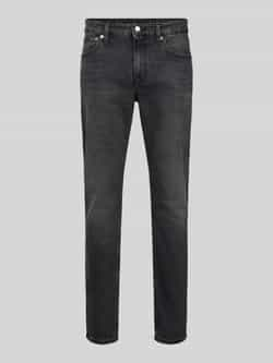 Calvin Klein Jeans Klassieke Slim Fit Jeans met Medium Taille Black Heren