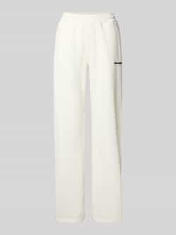 Pegador Wide fit sweatpants met logostitching model 'Anni'