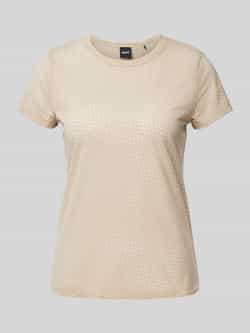 Boss T-shirt met ajourpatroon model 'Eventsa_Burnout'