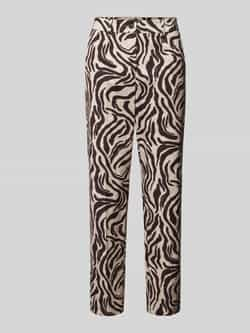 Joop! Stoffen broek met dierenprint