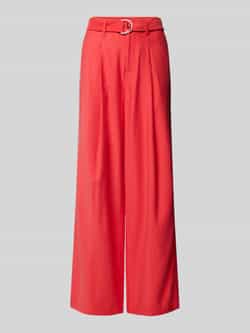 s.Oliver RED LABEL Wide leg broek met stoffen riem
