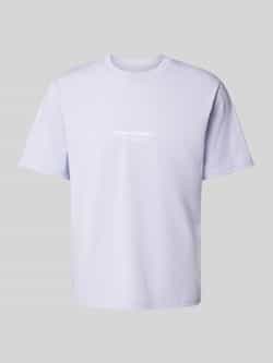 JACK & JONES ORIGINALS regular T-shirt JORVESTERBRO met printopdruk lila