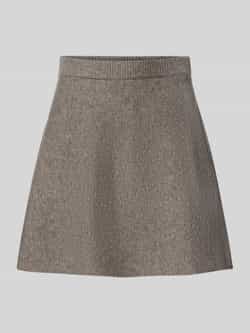 Pieces Nauwsluitende minirok met wol model 'MALOU'